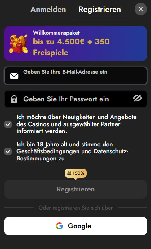 Oscarspin Casino mobile
